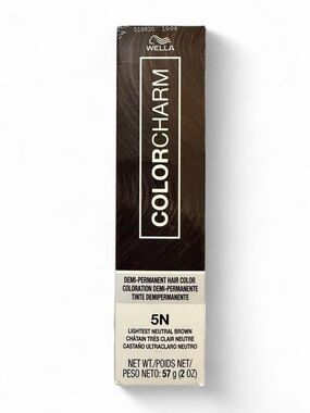 Wella ColorCharm 5N Lightest Neutral Brown Demi-Permanent Hair Color